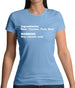 Human Ingredients Womens T-Shirt