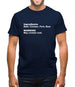 Human Ingredients May Contain Nuts Mens T-Shirt