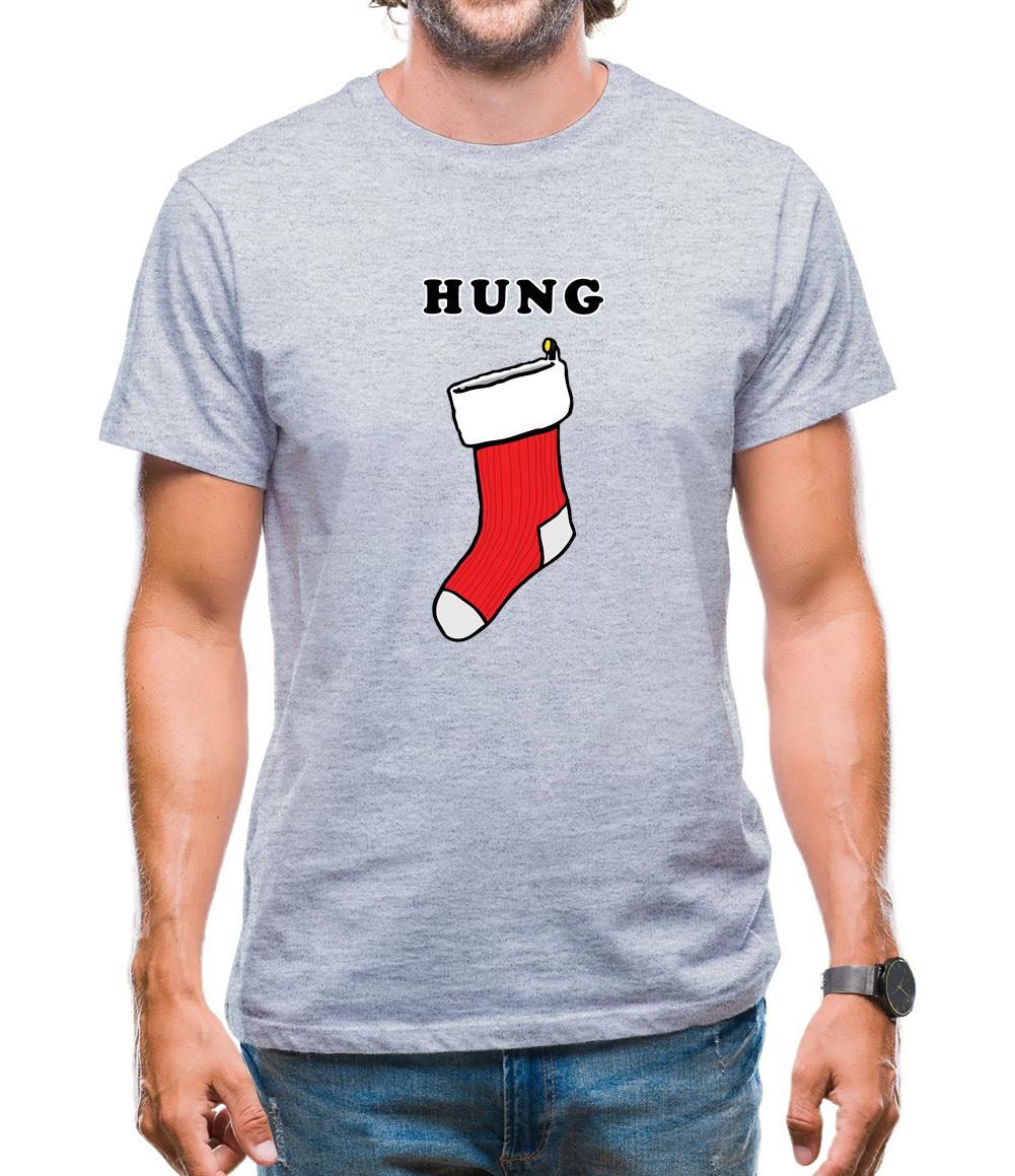 Hung Stocking Mens T-Shirt
