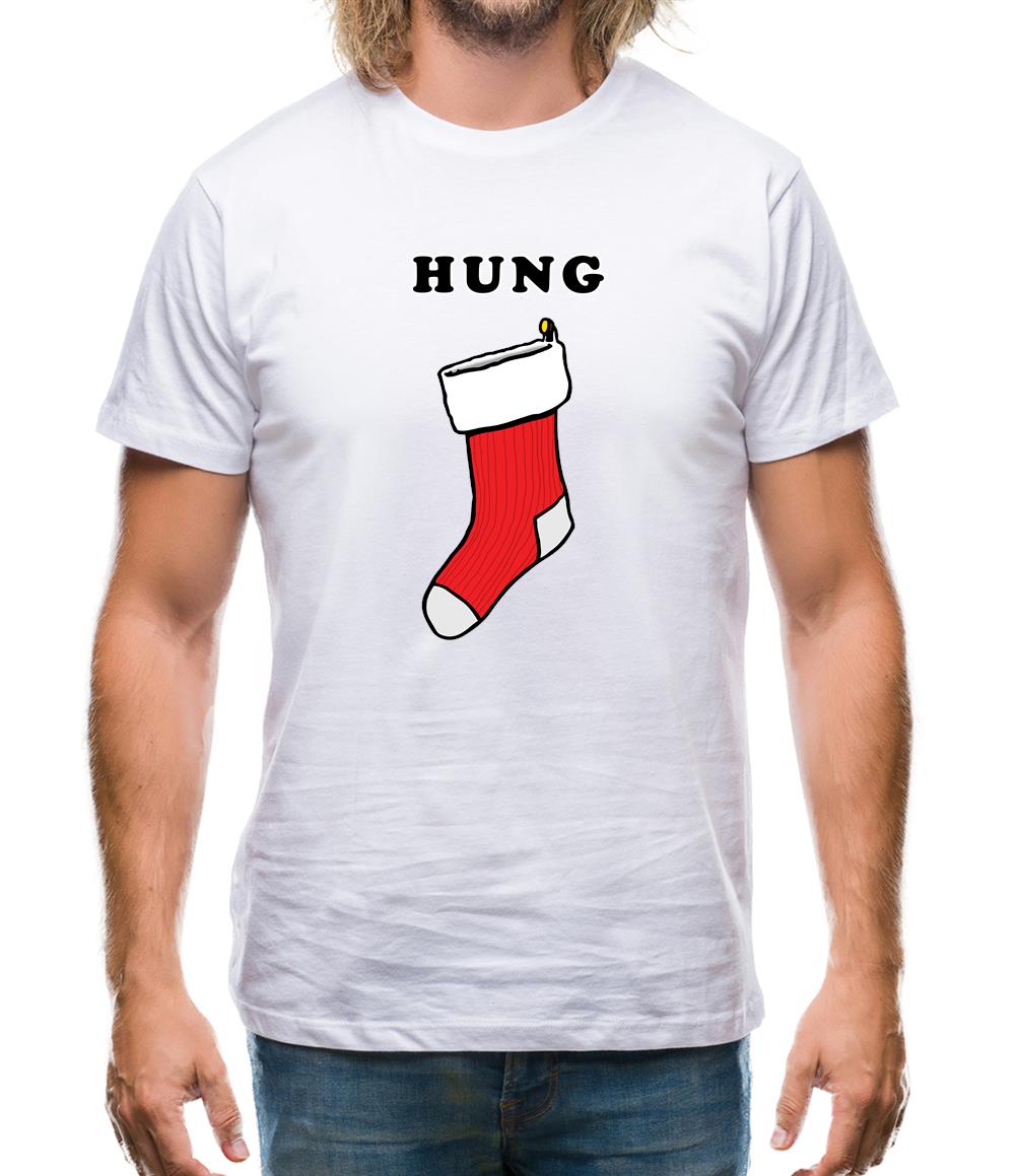 Hung Stocking Mens T-Shirt