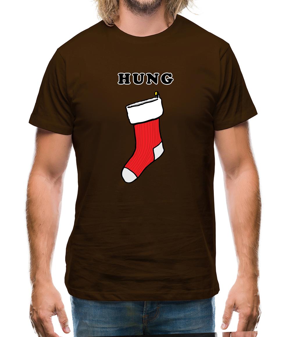 Hung Stocking Mens T-Shirt