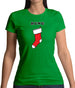 Hung Stocking Womens T-Shirt