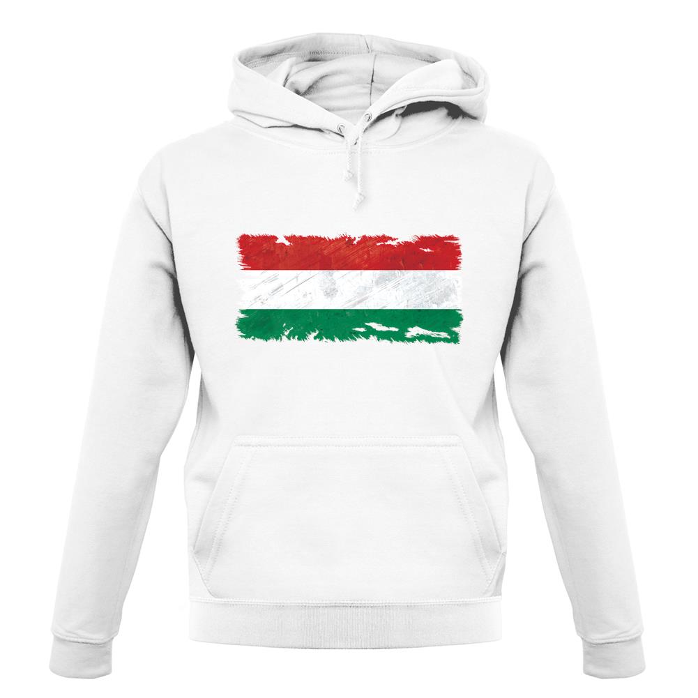 Hungary Grunge Style Flag unisex hoodie