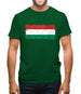 Hungary Grunge Style Flag Mens T-Shirt