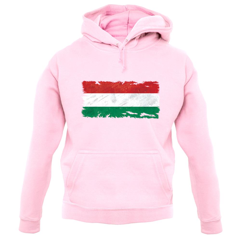 Hungary Grunge Style Flag unisex hoodie