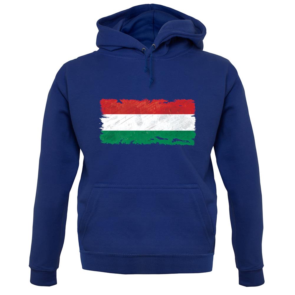 Hungary Grunge Style Flag unisex hoodie