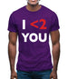 I <2 You Mens T-Shirt