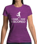 I Came I Saw I Scored Womens T-Shirt