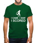 I Came I Saw I Scored Mens T-Shirt