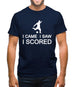 I Came I Saw I Scored Mens T-Shirt