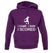 I Came I Saw I Scored unisex hoodie