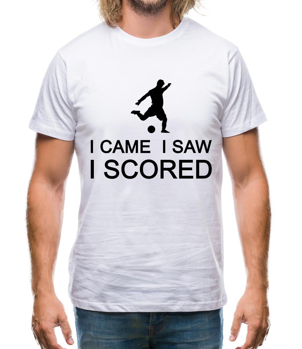 I Came I Saw I Scored Mens T-Shirt
