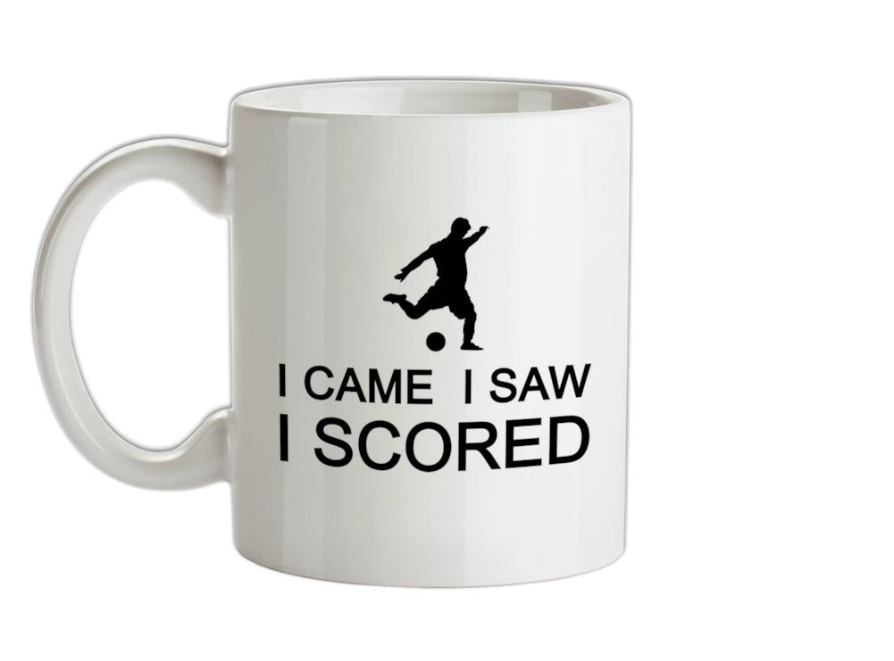 I Came I Saw I Scored Ceramic Mug