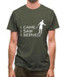 I Came I Saw I Served Mens T-Shirt