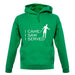 I Came I Saw I Served unisex hoodie