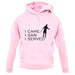 I Came I Saw I Served unisex hoodie