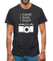 I Came I Saw I Shot Mens T-Shirt