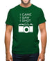 I Came I Saw I Shot Mens T-Shirt