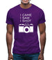 I Came I Saw I Shot Mens T-Shirt