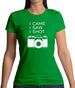 I Came I Saw I Shot Womens T-Shirt