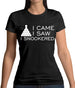 I Came I Saw I Snookered Womens T-Shirt