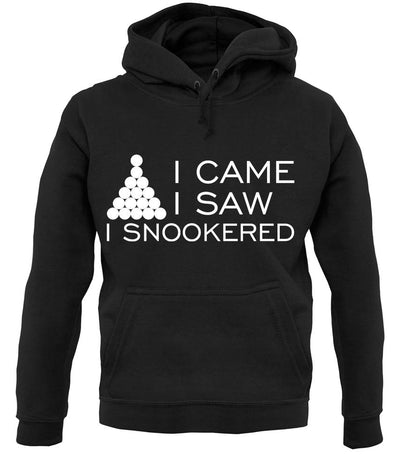 I Came I Saw I Snookered unisex hoodie