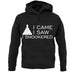 I Came I Saw I Snookered unisex hoodie