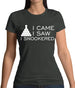 I Came I Saw I Snookered Womens T-Shirt