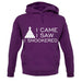 I Came I Saw I Snookered unisex hoodie