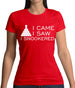 I Came I Saw I Snookered Womens T-Shirt