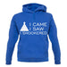 I Came I Saw I Snookered unisex hoodie