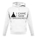 I Came I Saw I Snookered unisex hoodie