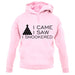 I Came I Saw I Snookered unisex hoodie