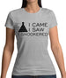 I Came I Saw I Snookered Womens T-Shirt