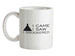 I Came I Saw I Snookered Ceramic Mug