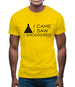 I Came I Saw I Snookered Mens T-Shirt