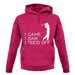 I Came I Saw I Tee'D Off unisex hoodie