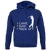 I Came I Saw I Tee'D Off unisex hoodie