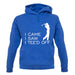 I Came I Saw I Tee'D Off unisex hoodie