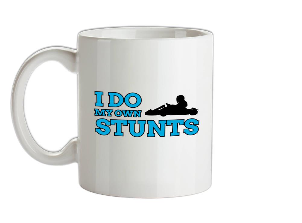 I Do My Own Stunts Go Kart Ceramic Mug