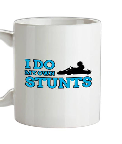 I Do My Own Stunts Go Kart Ceramic Mug