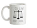I Do Law, Don't Judge Ceramic Mug