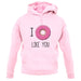 I Doughnut Like You unisex hoodie