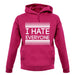 I Hate Everyone unisex hoodie