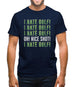 I Hate Golf Mens T-Shirt