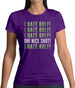 I Hate Golf Womens T-Shirt