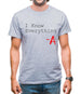 I Know Everything Mens T-Shirt