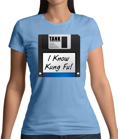 I Know Kung Fu Womens T-Shirt