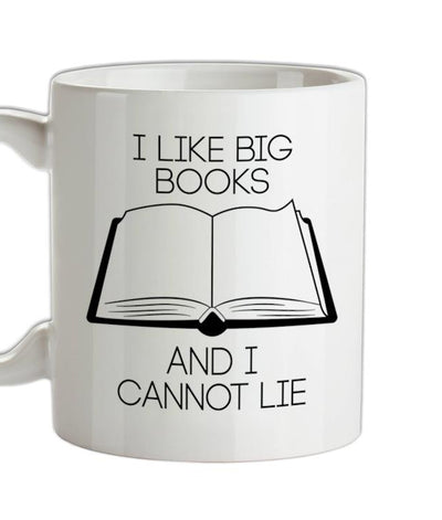 I Like Big Books Ceramic Mug