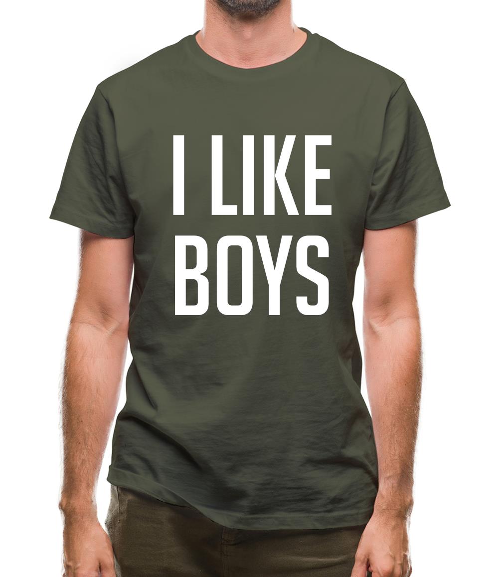 I Like Boys Mens T-Shirt
